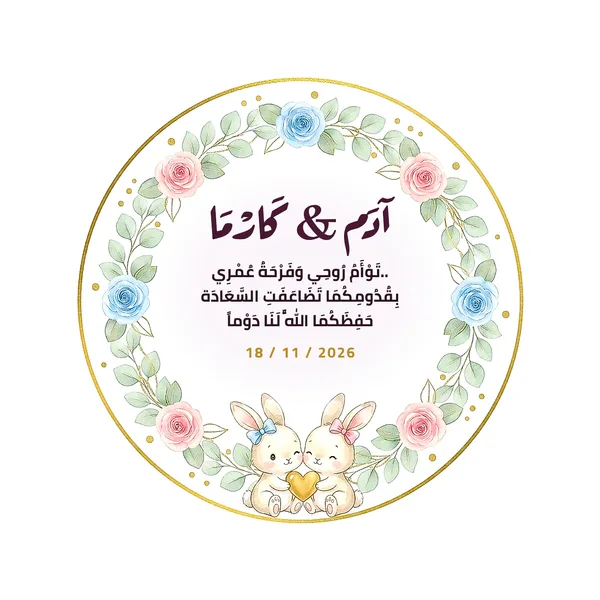 كارت التوأم الملكي المذهب